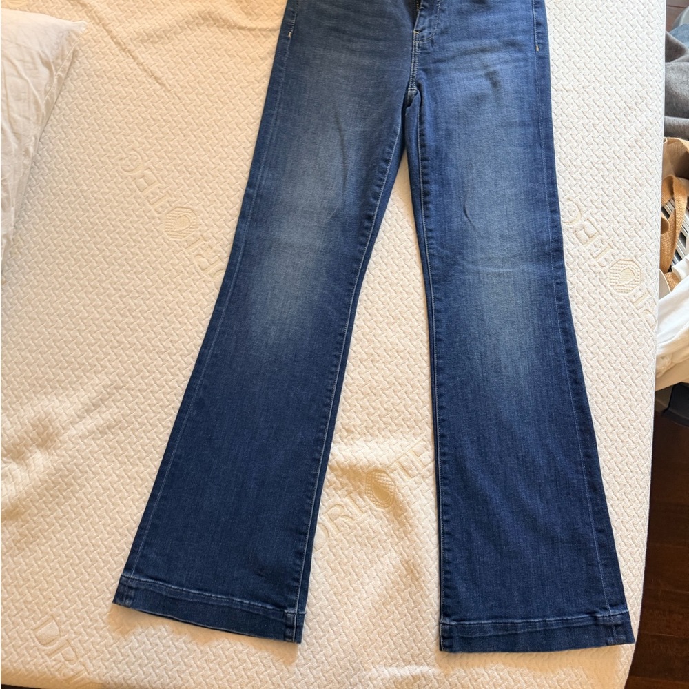 Women's Blue Flared Jeans